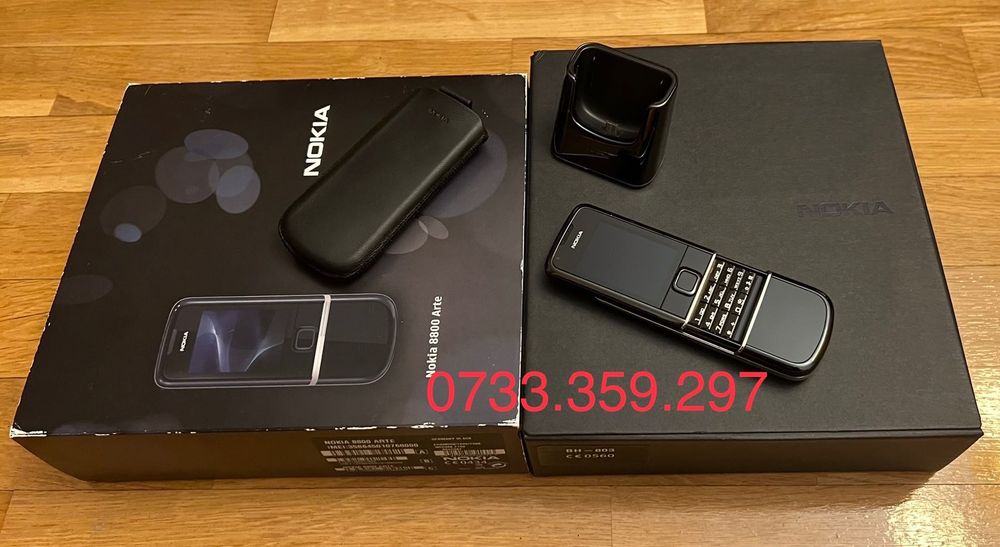 Telefon classic Nokia 8800 Arte BLACK EDITION ! Negru RARITATE !