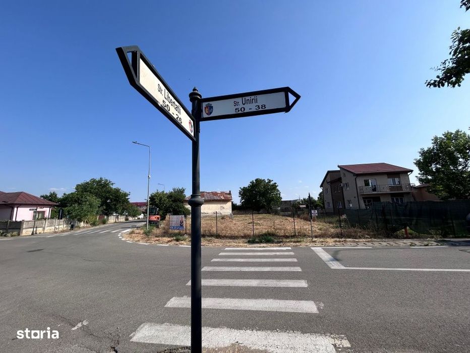 Teren intravilan 561mp cu dubla deschidere, toate utilitatile!