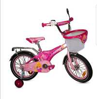 Велосипед RACER 16, розов, за деца от 4 до 8 години