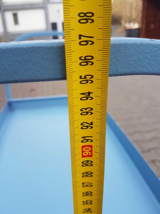 Carucior atelier, 2 polite, reglabile in inaltime, 760x450x970 mm