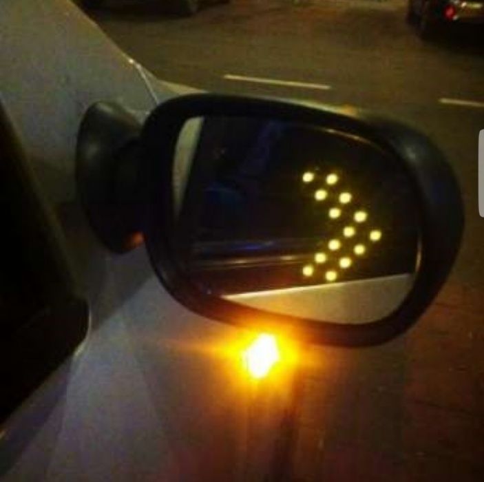 Semnalizare auto suplimentara ascunsa in oglinda, 14 SMD