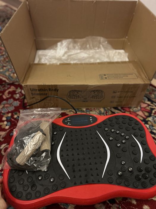 Дене шынықтыруға арналған виброплатформа.