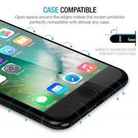 Folie de sticla, case friendly GloMax, pentru Apple iPhone 6, Clear