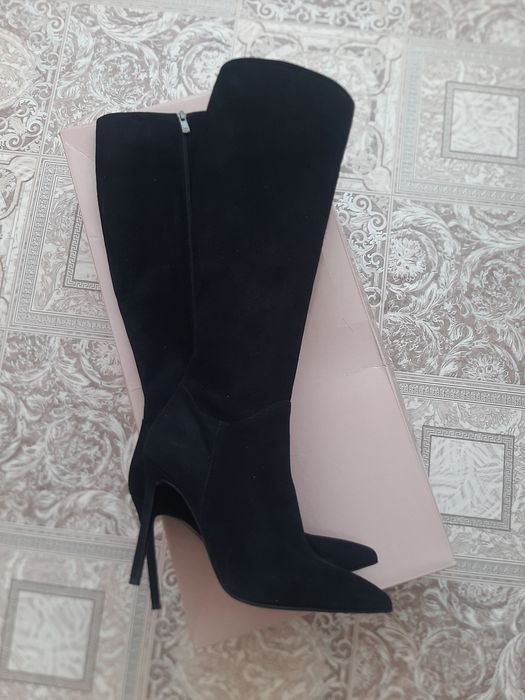 Новые женские сапоги замша 39 размер