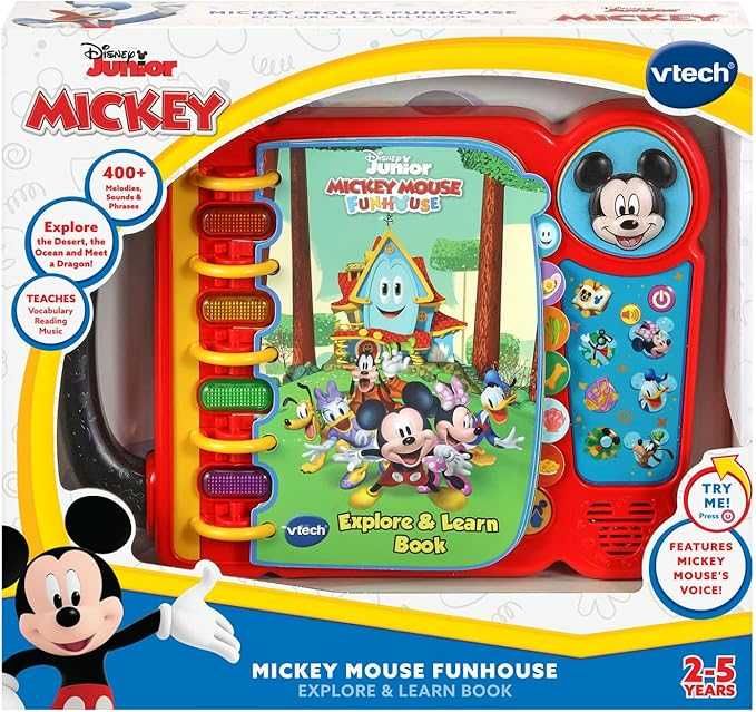 VTech Мики Маус - Интерактивна книга за изследване и учене