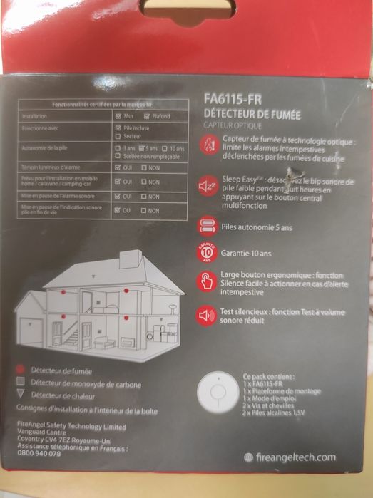 Detector de fum FIRE ANGEL