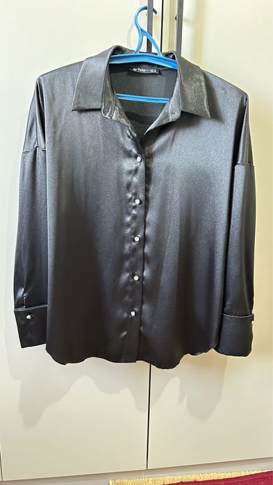 Двойка из атласа рубашка и юбка от My twins