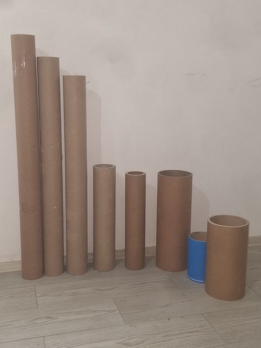 Vând tuburi de carton 1,5 lei kg interior 75 mm