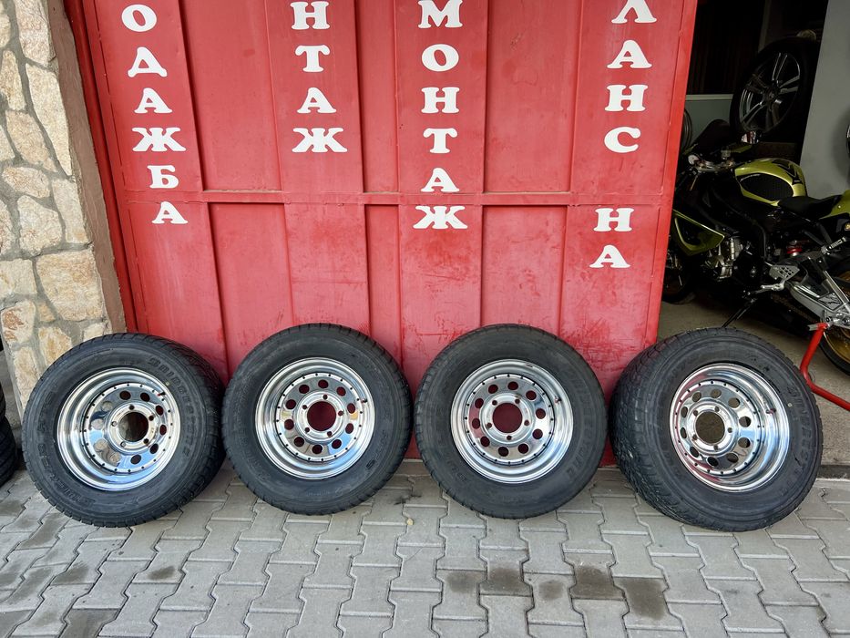 Железни Джанти 15” 5x139,7 Хром с Гуми