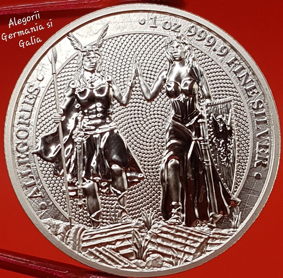 Polonia, Germania Mint, monede lingou argint 999 pur
