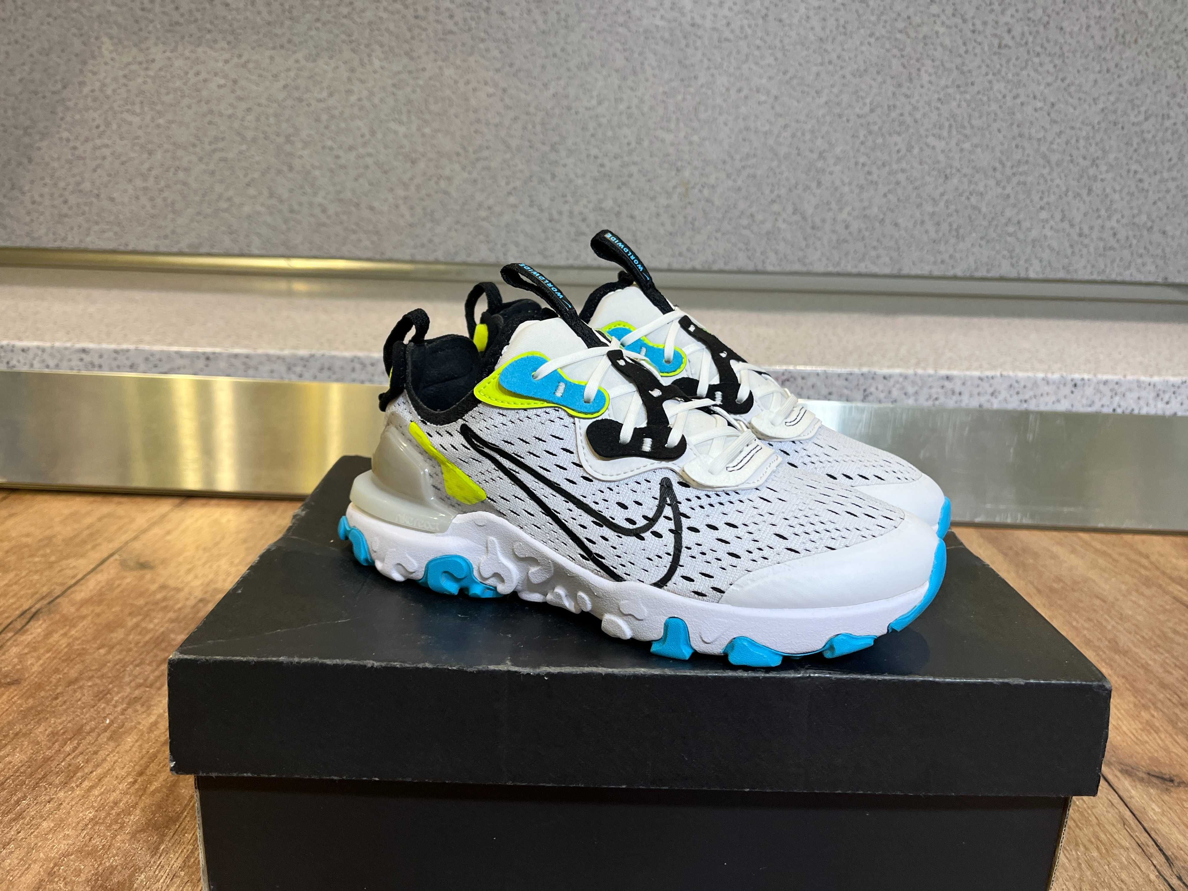 ОРИГИНАЛНИ *** Nike React Vision Worldwide / White Black Volt