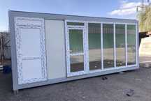 Container 6x2,4 vitrina