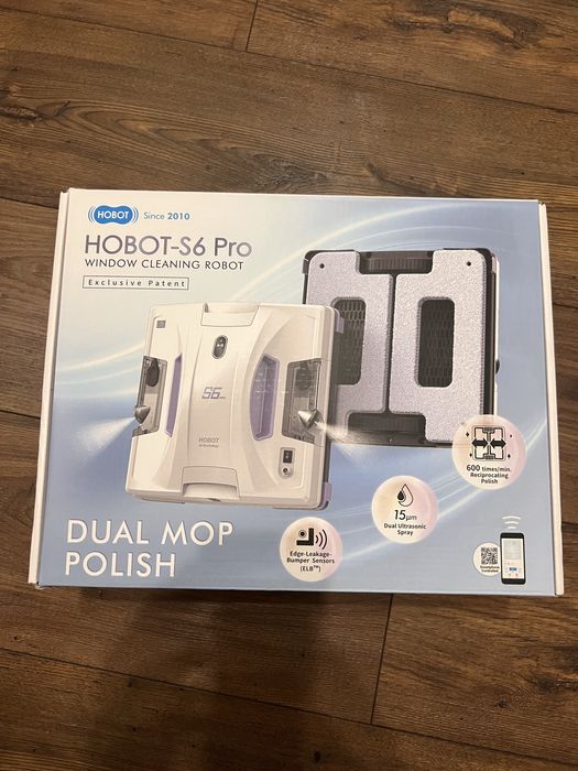 Hobot s6 pro робот за миене на прозорци чисто нов