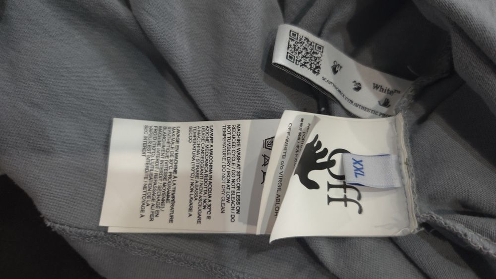 off white Оригинална Мъжка тениска  2ХЛ