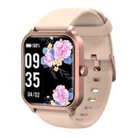Ceas smartwatch WstPro 1.83", gold, apelare Bluetooth, microfon HD