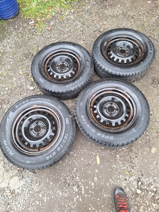 Jante opel corsa meriva astra  cu cauciucuri iarna 185/70R14