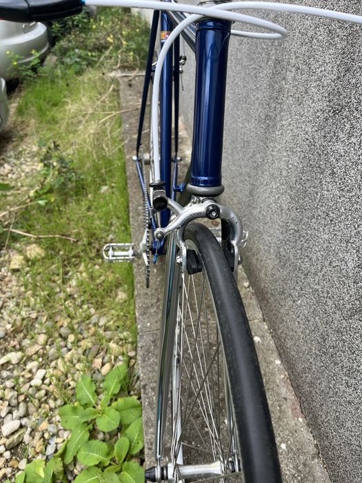Vand bicicleta singlespeed cursiera Columbus Shimano roti 28 fixie