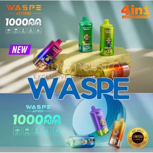 Waspe 100.000 Puffuri 4arome in 1 Shadow Display MTL