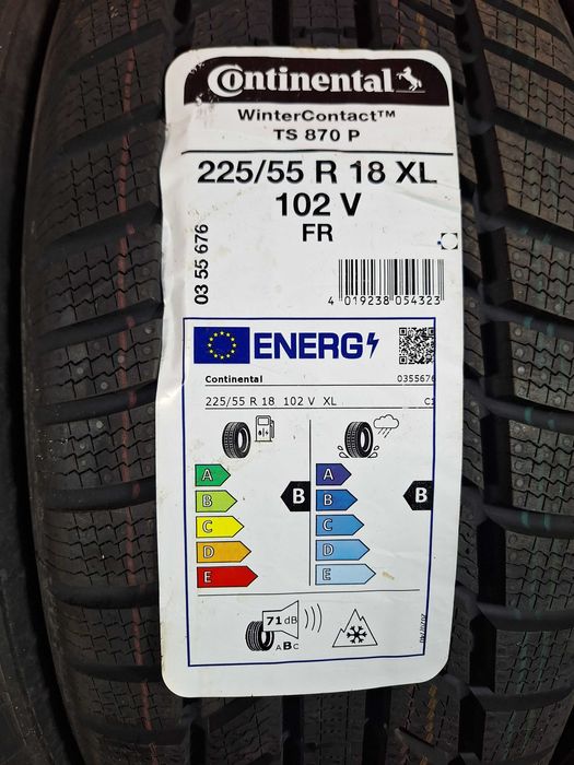 Anvelope de IARNA - 225/55/18 - Continental TS870 - NOI - DOT 2021 !