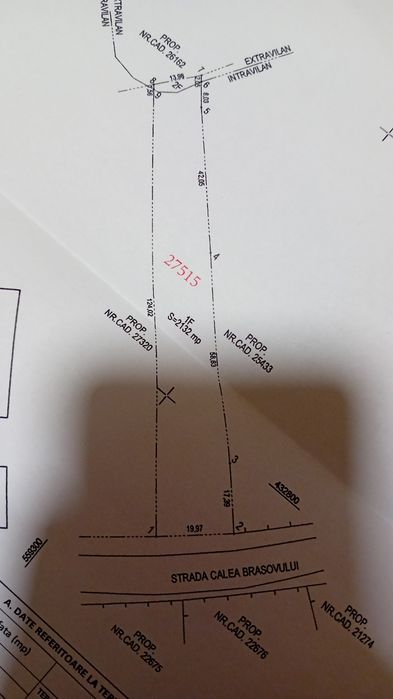 Vând teren intravilan Valean Doftanei zona poduri