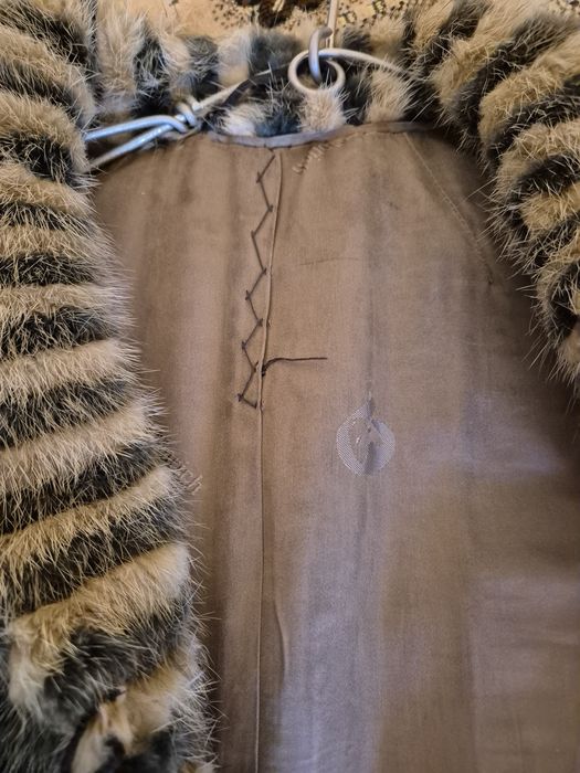 Haină din blană naturală de vulpe, Haus der Pelze, S-M, călduroasă