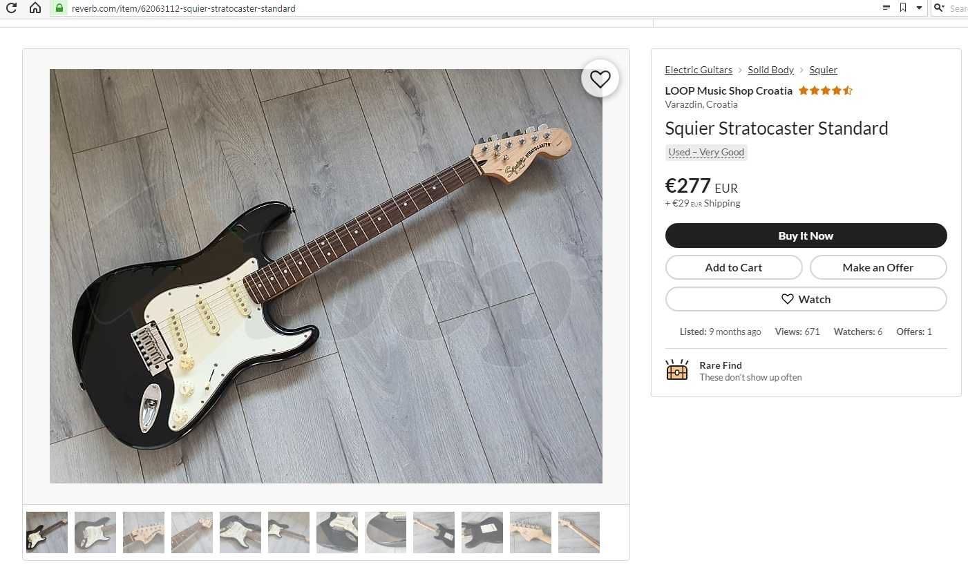 Squier Standard Stratocaster