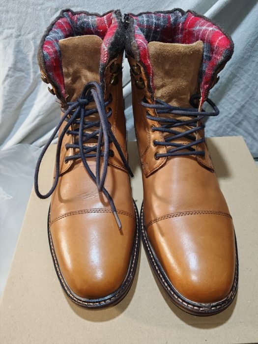 Удобни мъжки боти от естествена кожа Paul Vesterbro №44