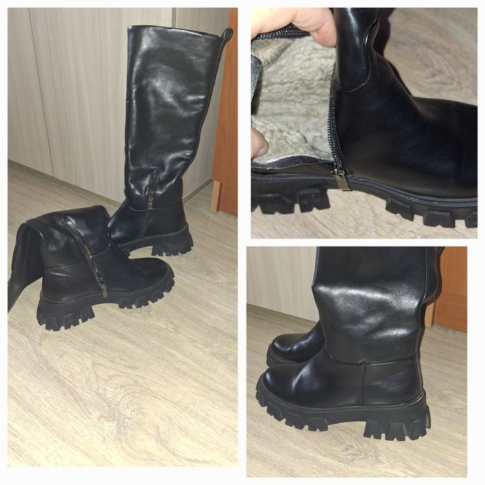 Ботфорты натуралка зима