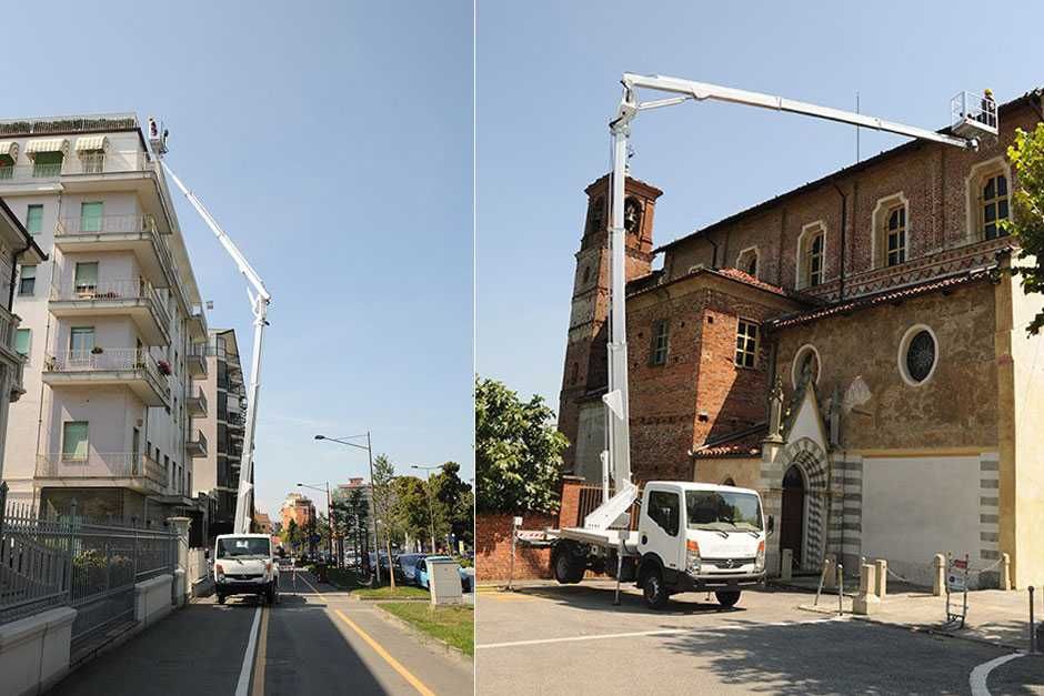 Inchiriem PRB Auto Nacela pt. montaj Panouri Fotovoltaice