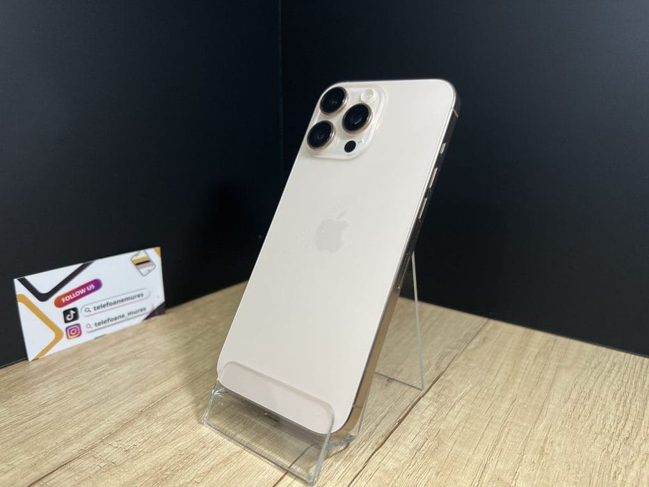 Iphone 16 Pro Max 256Gb Desert Titanium 3 ani garanție, Telefoane Mure