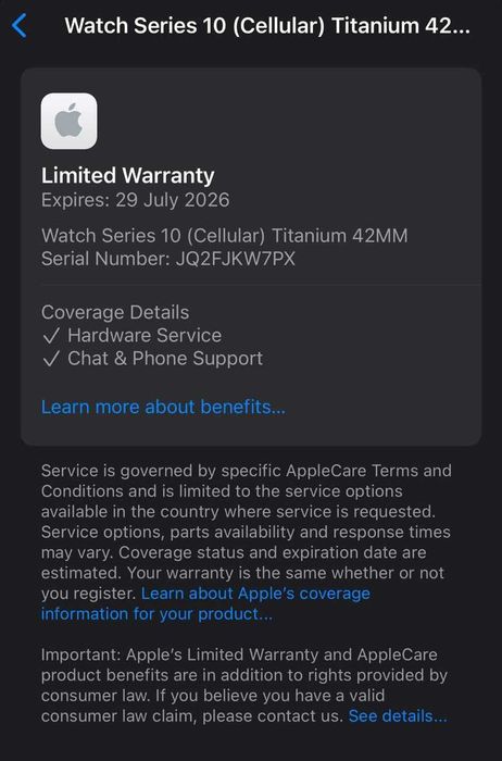 Бартер! Нов! Гаранция! Apple Watch 10 Titanium Cell 42mm Milanese Loop