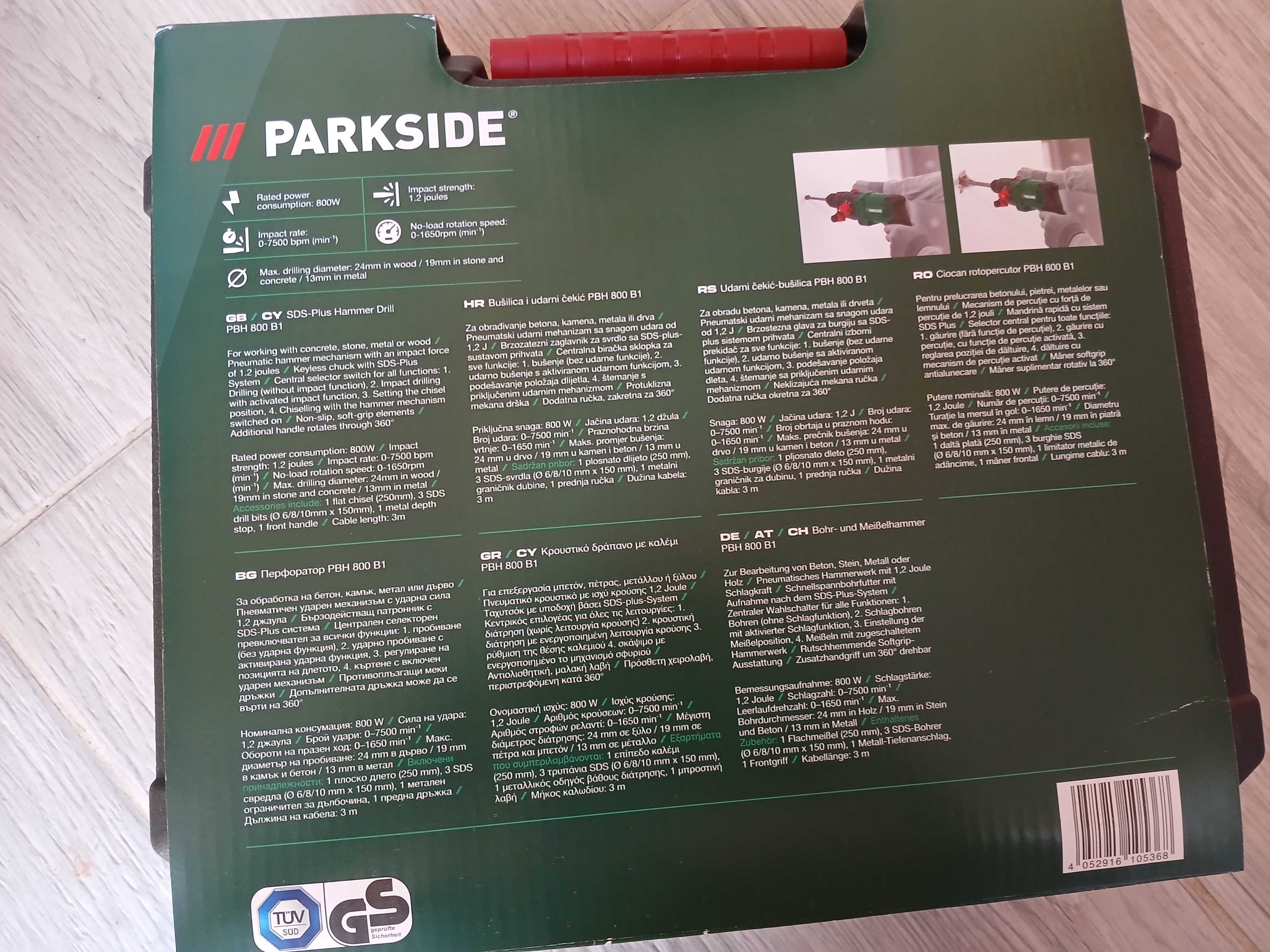Parkside SDS-Plus Hammer Drill