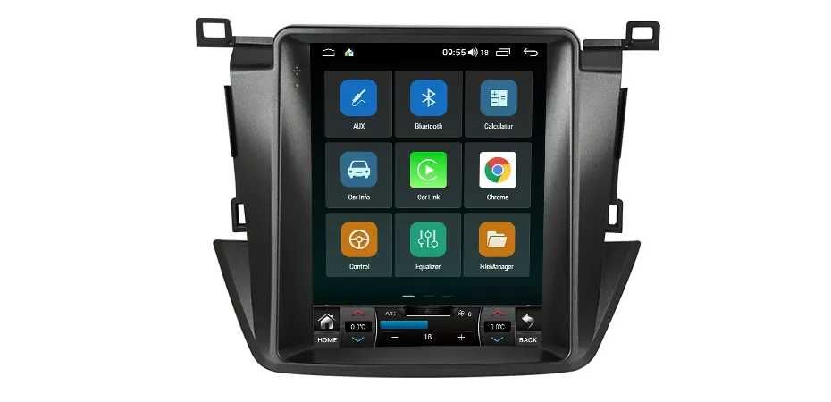Navigatie Android TESLA Toyota RAV4 2013-2018 1/6 Gb Ram Waze Carplay