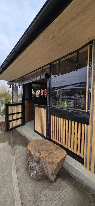 Inchideri terase cu folie cristal