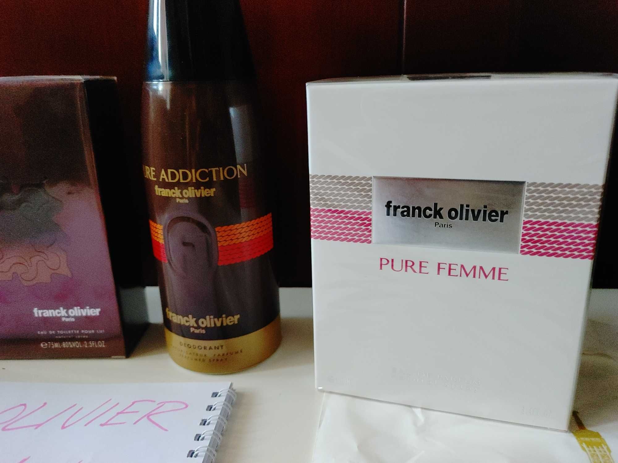 Новый парфюм Franck Olivier Passion Man и женский Pure Femme 100ml ТОП