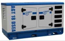Generator diesel triafzat AGT 18 DSEA 400V 18kVA insonorizat cu ATS