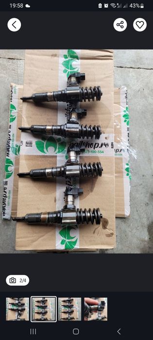 Vand set 4 injectoare 2.0 BRD TOURAN.AUDI