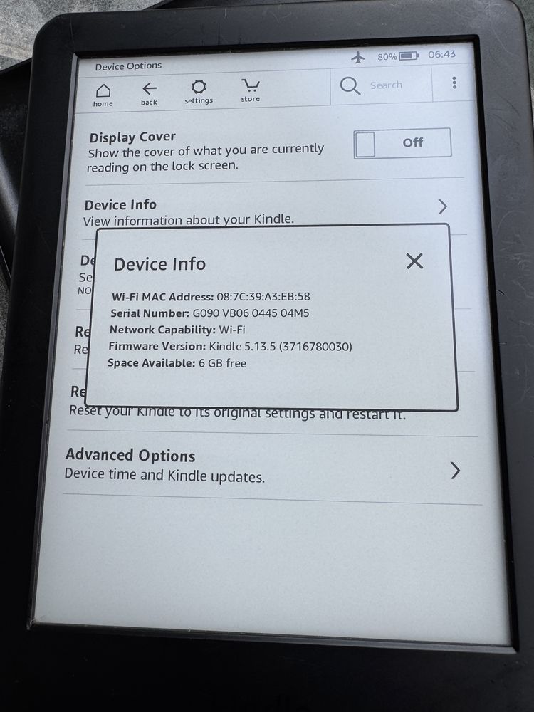Продавам Amazon Kindle Touch 2019 J9G29R 6 Inch