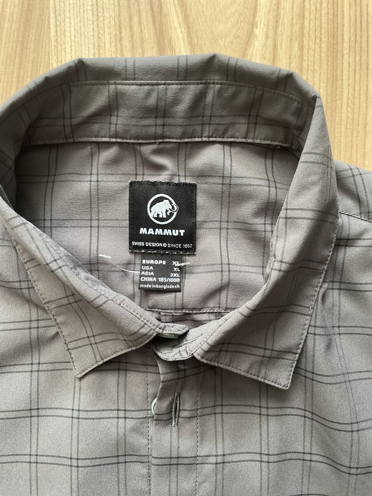 MAMMUT / мъжка риза къс ръкав XXL