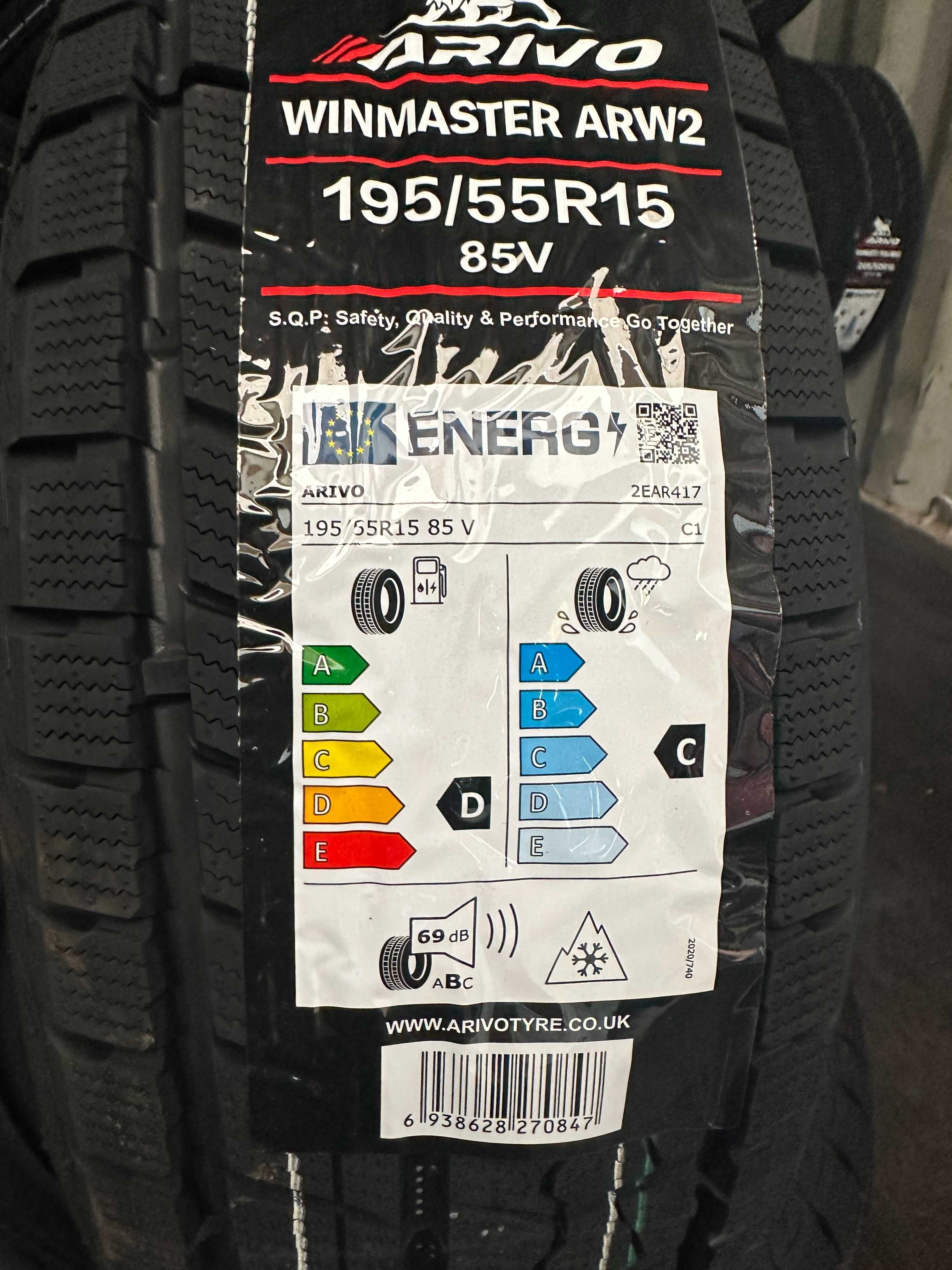 Нови Зимни Гуми Arivo Winmaster Arw 2 195/55R15 85V НОВ DOT