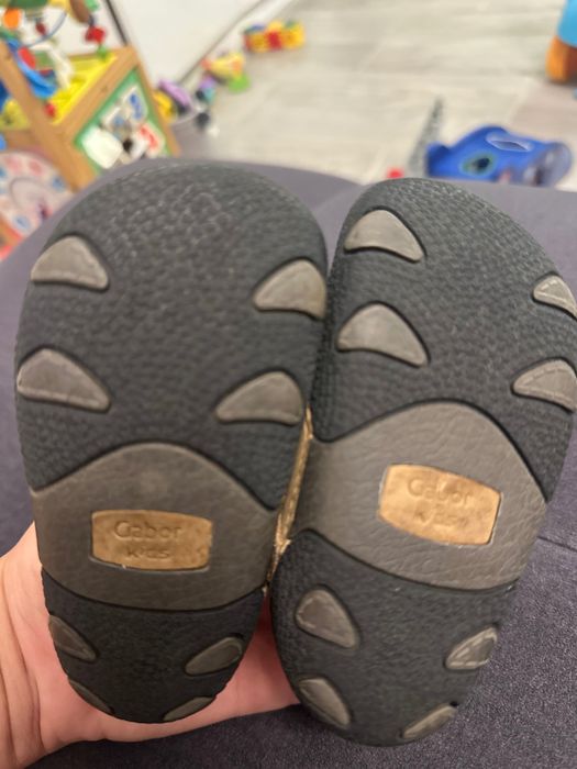 Pantofi bebe Gabor kids, marimea 20, piele naturala, primii pasi