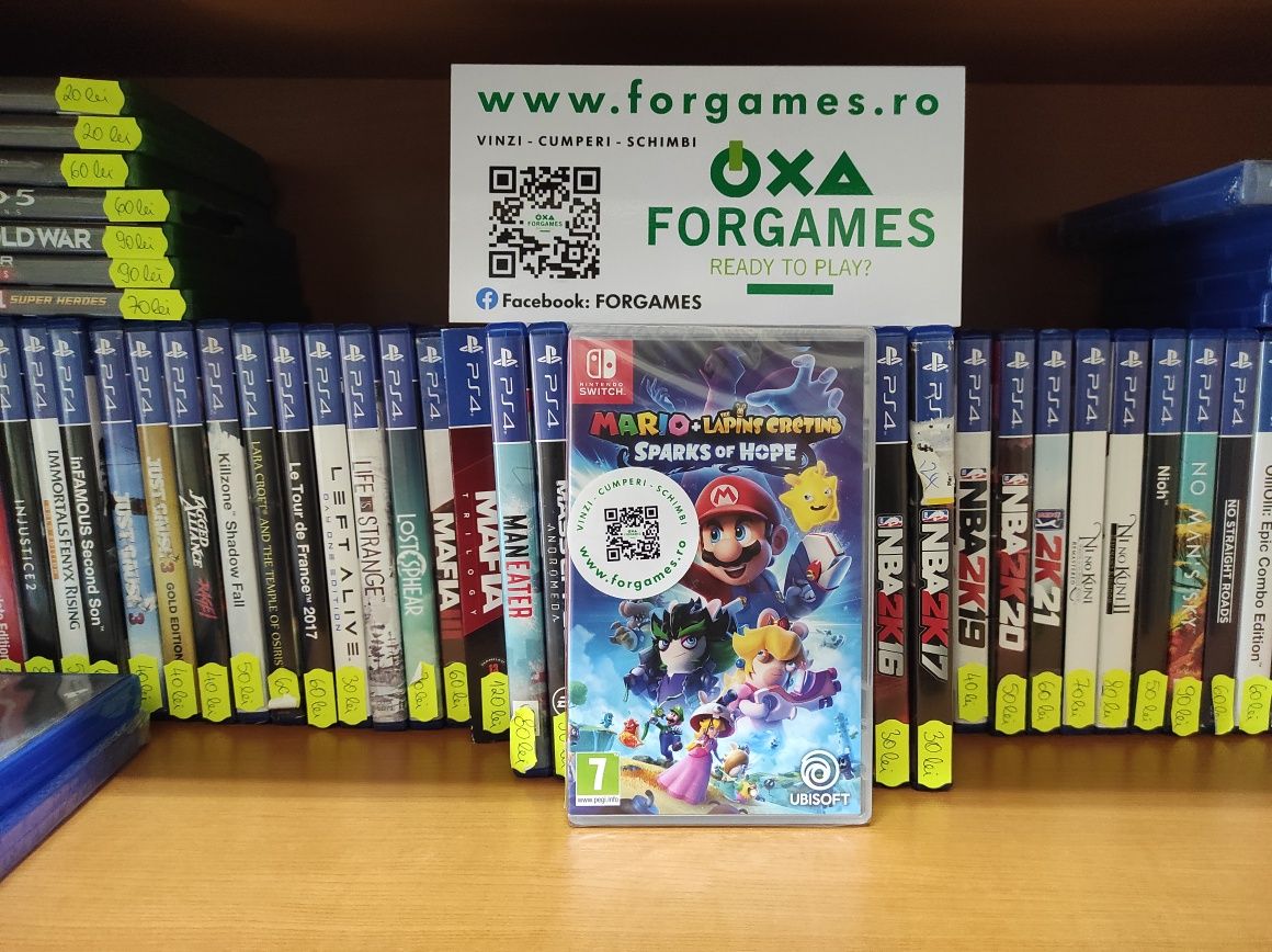 Vindem jocuri Nintendo Switch Mario Rabbids Spark of Hope Forgames.ro