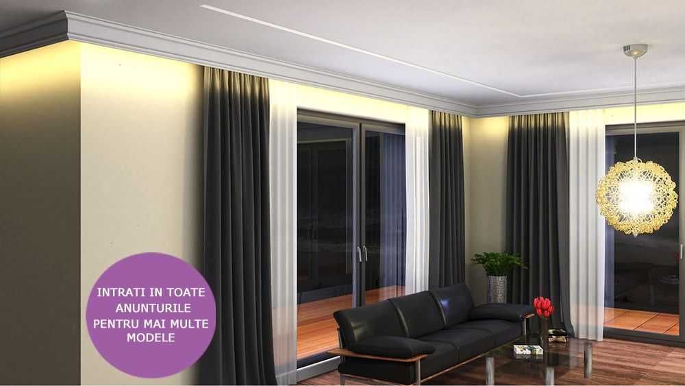 Cornisa banda LED mascare draperie masca sina perdea MODEL LK011