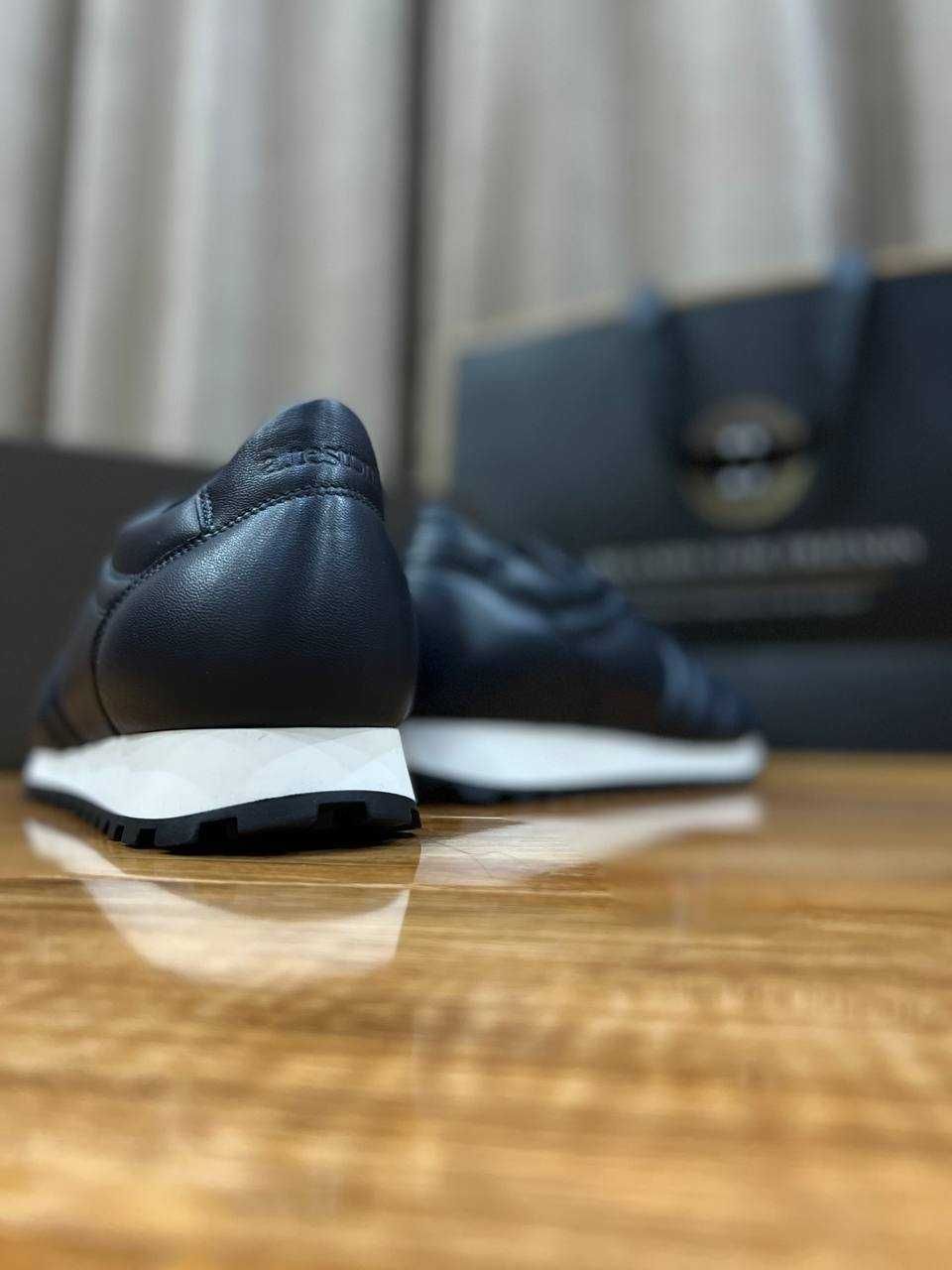 Amedeo Testoni кожаные кроссовки Итальянского производства