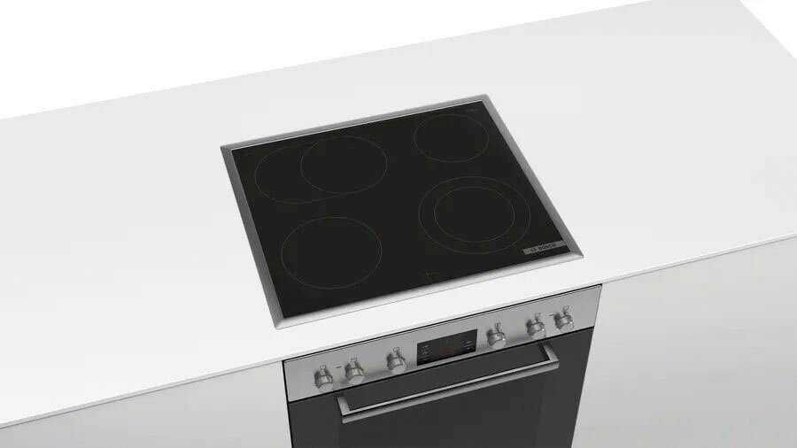 Фурна за вграждане BOSCH HND231AS62+стъклокерамичен плот