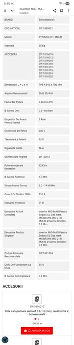 Vând invertor syn mig 211