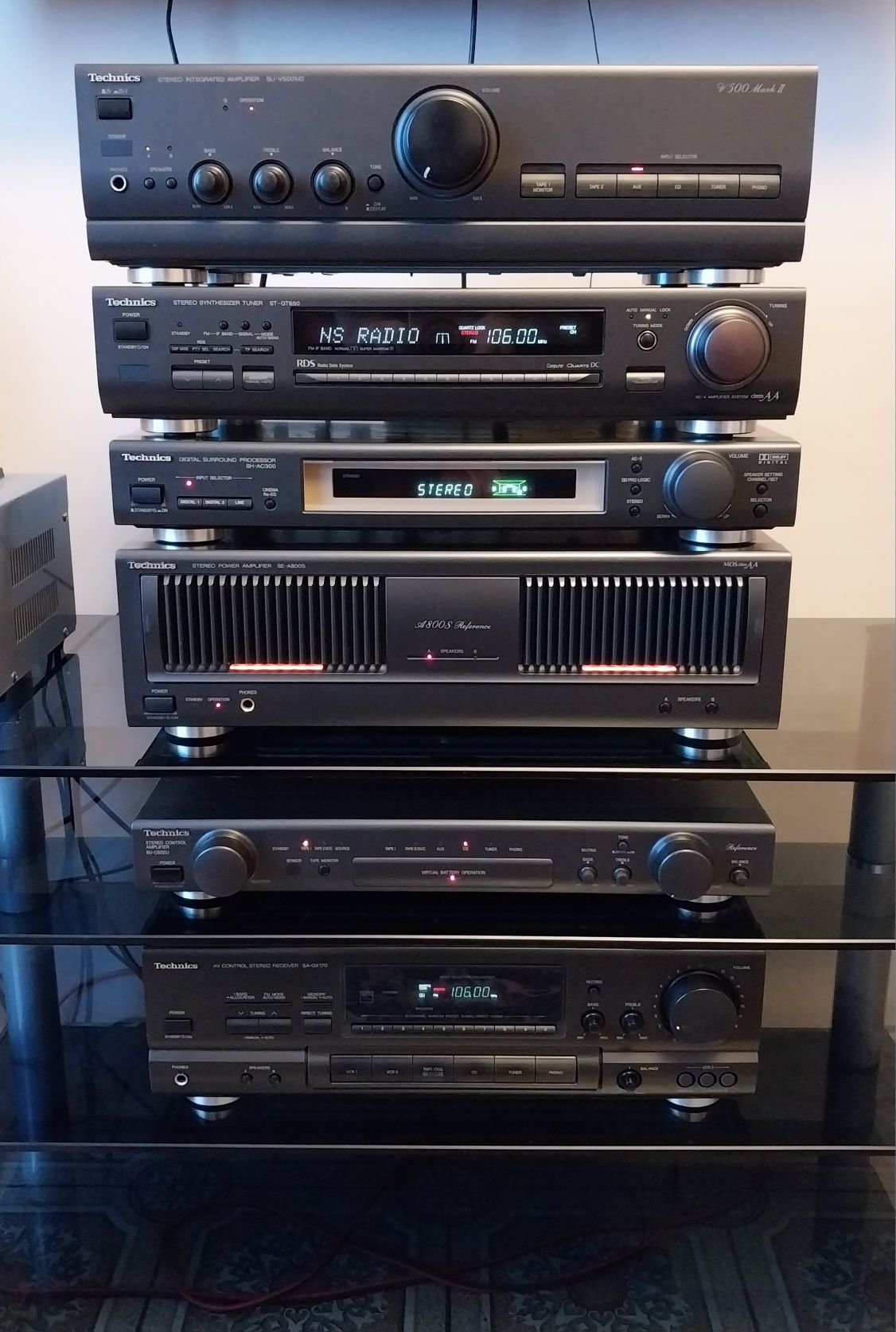 Technics Hi-Fi компоненты усилитель цап тюнер