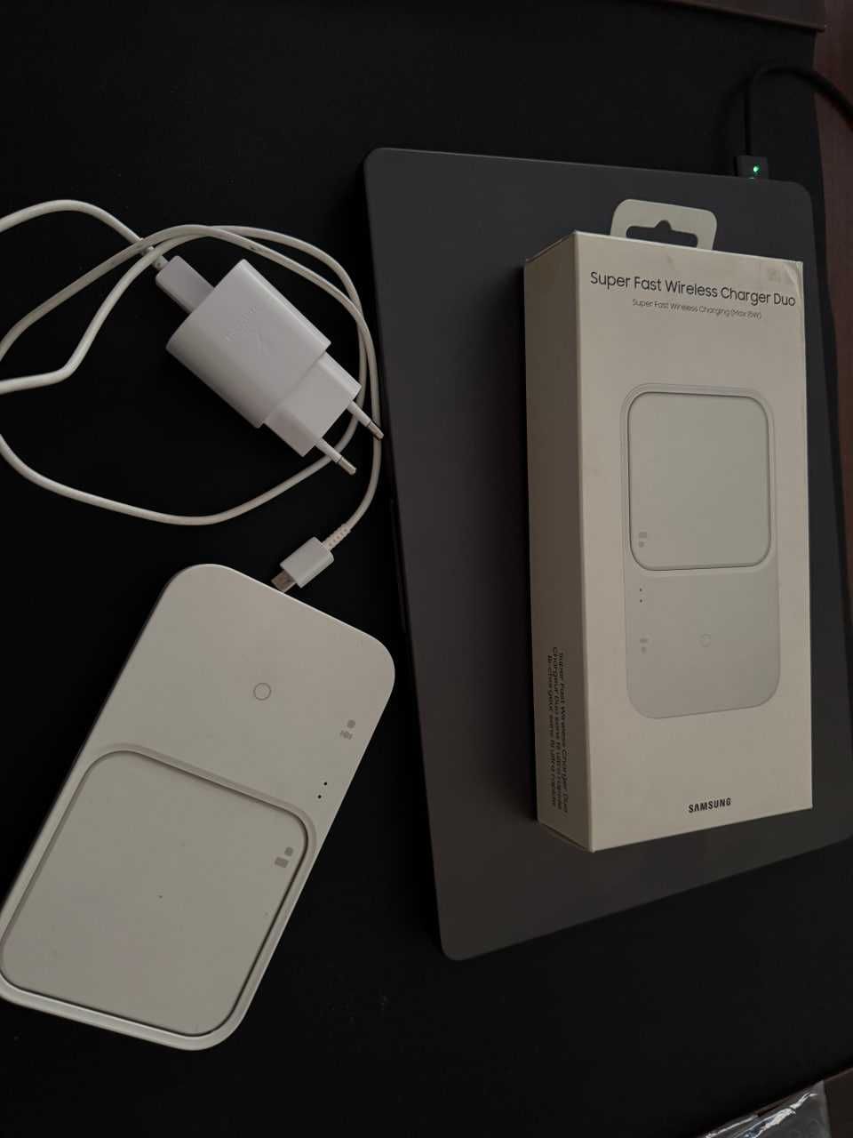 Беспроводная зарядка Самсунг Super Fast Wireless Charger Duo