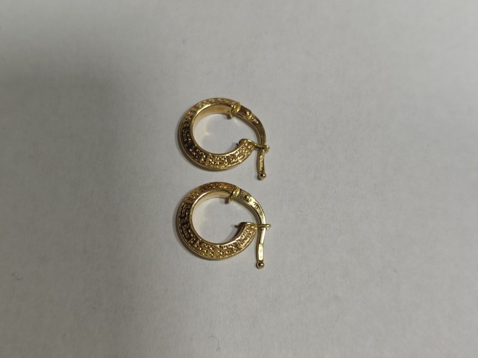 Cercei aur 18k 1.25gr pentru copii )r)