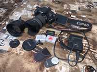 Canon 700D cu lentile 18-135 IS STM & 50mm f 1.8 STM | 3x Baterii